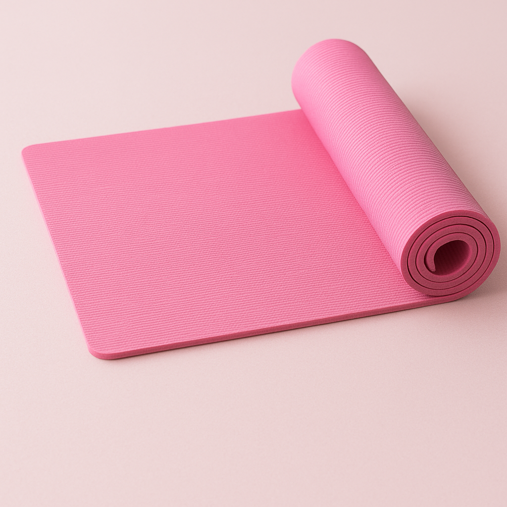 Rollable Pink Yoga Mat